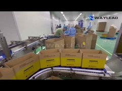 ligne de production de cartonnage et de palettisation entièrement automatique