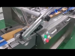 Machine d'emballage par débit Machine d'emballage de gâteaux avec mode de fonctionnement automatique