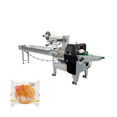 machine automatique d'emballage de biscuits de boulangerie en plastique avec dimensions de 4000 x 930 x 1370 mm