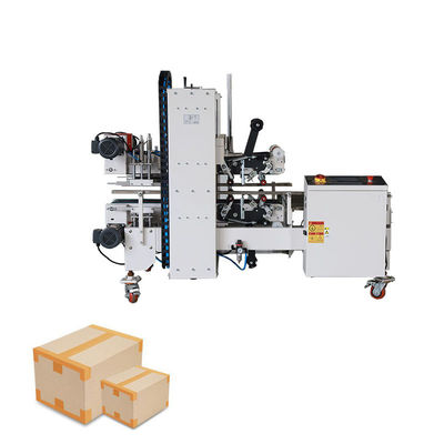 Machine d'emballage automatique de boîtes de conserve à joints latéraux 1 kW pour films en plastique / papier stratifié