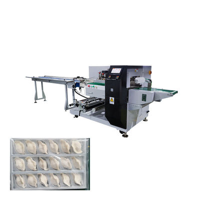 WZ220 Machine d'emballage d'oreillers certifiée FDA en acier inoxydable pour aliments surgelés et fromage uniquement, fonctionnement stable à basse température