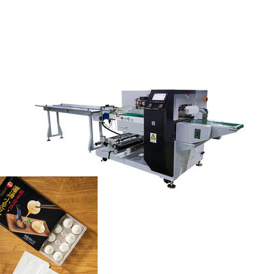 Machine d'emballage de coussins de nourriture surgelée rapide 550 kg 25-100 paquets/min Production