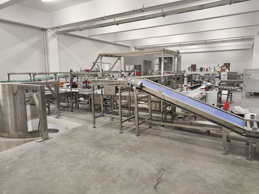 Ligne automatique de mise en boîte et de scellage  Scellage par ruban adhésif pour boîtes en carton ondulé  15-25 boîtes/min