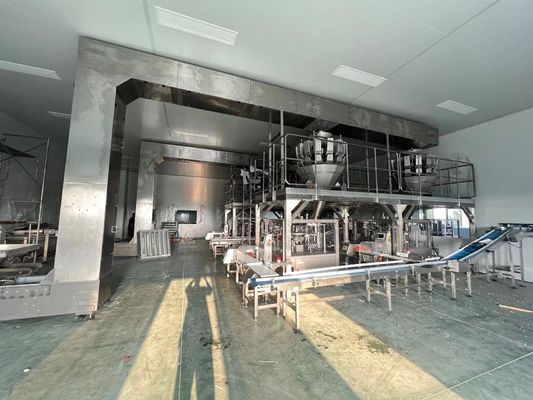 30 M/min Vitesse d'alimentation Système de commande PLC Ligne d'emballage automatique pour 250-350g/m2 Taille de carton