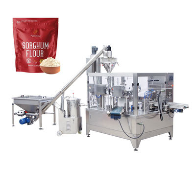 Machines d'emballage automatiques Matcha Food Doy Pack remplissant des sacs à fermeture éclair Fermeture à glissière des noix assaisonnement des épices en poudre machine d'emballage