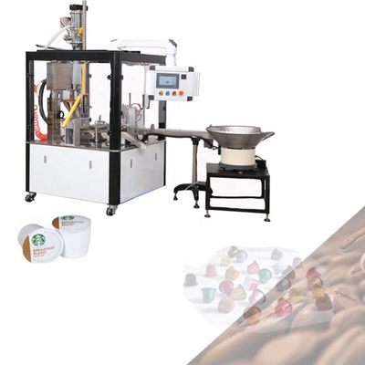 1-15g Facile à utiliser pour les petites entreprises machine d'emballage de poudre de café avec une seule rangée de vitesse de capsule jusqu'à 40 capsules par