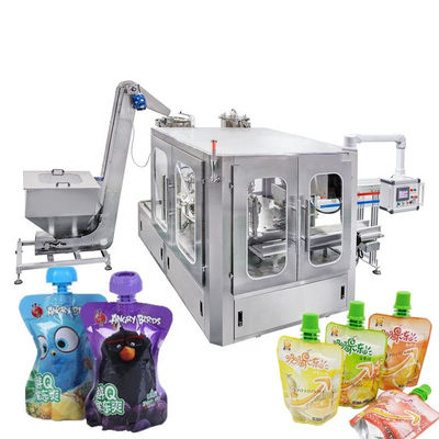 Machine de remplissage de bouchons à bec contrôlée par PLC avec désinfectant buccal automatique