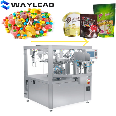 Auto Pre-made Stand Up Pouch Zipper Bag Packaging Machine for Nuts Snacks Liquid Powder